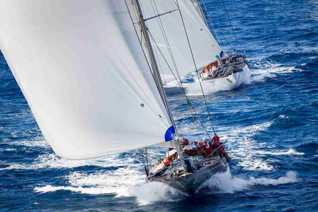 Return to Cowes and the Solent is popular with the J Class crew